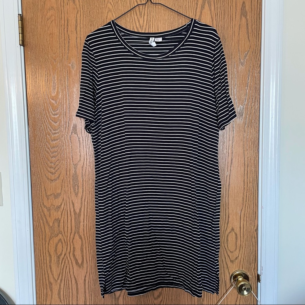 H&M | striped t shirt dress